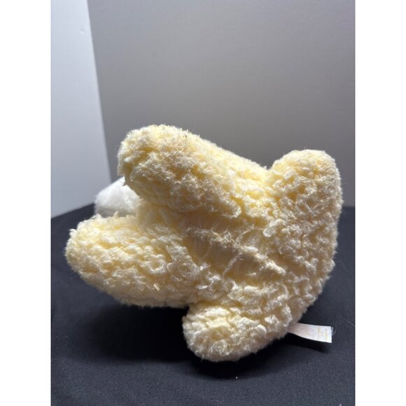 Vintage Fan Fair Wind-Up Yellow Lamb Musical Mary Had A Little Lamb Blue Eyes Pl - Picture 5 of 9